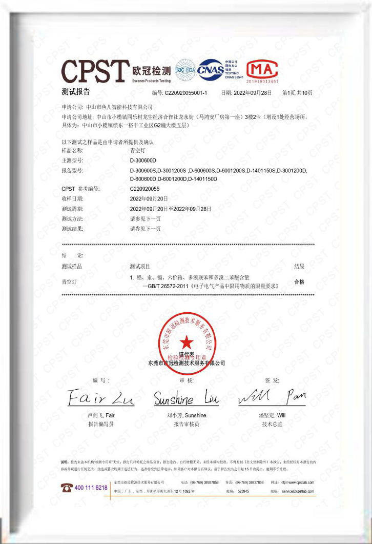 Qualification Certificate